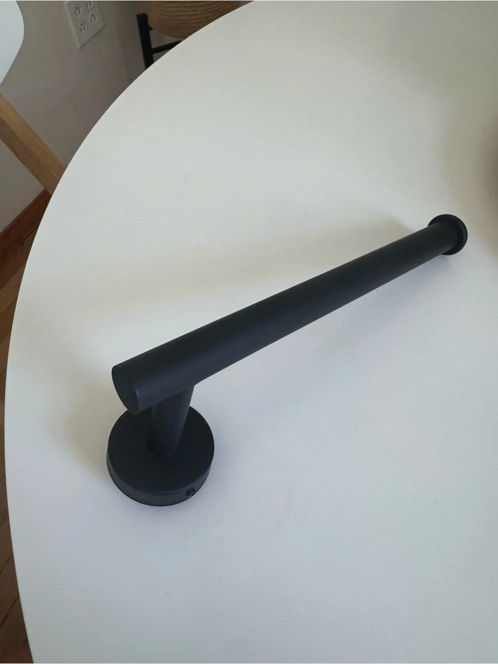 Black Matte Toilet Paper Towel Holder